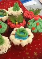 Christmas (pre) cupcake