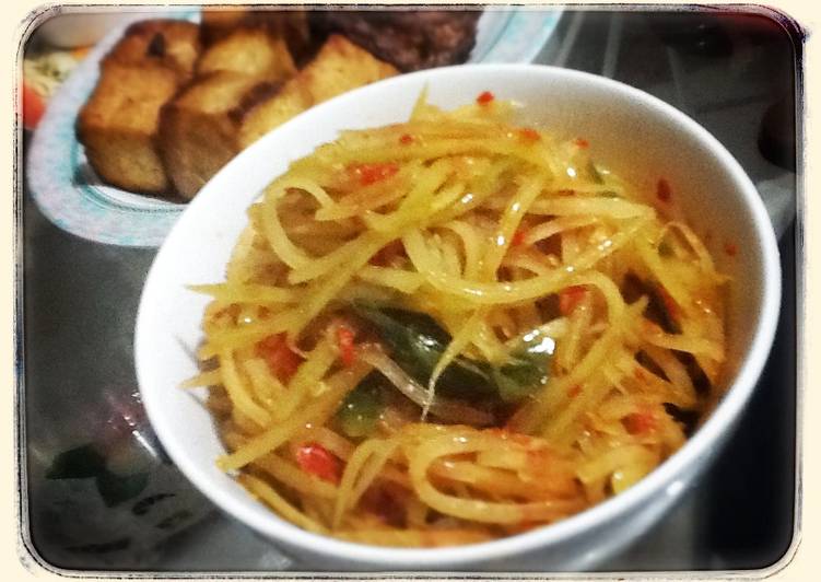 Resep oseng pepaya muda oleh Inggried Dwi Wedhaswary - Cookpad