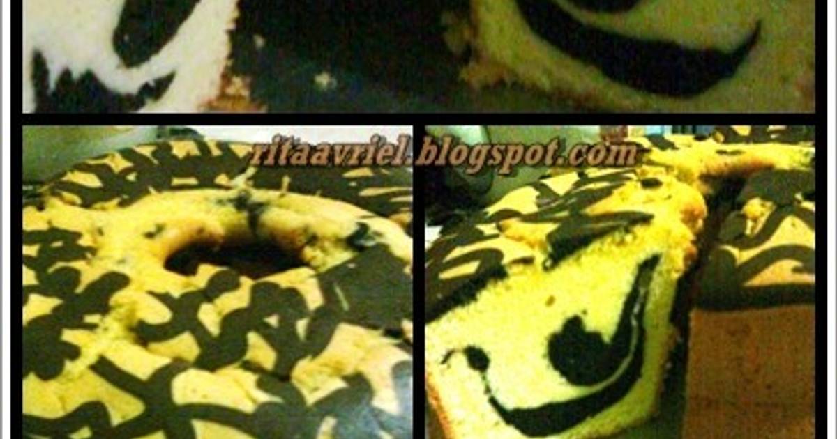 Resep MARBLE CAKE ALL IN ONE