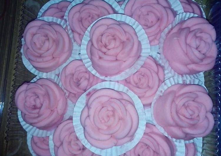 resep Rose cake valentine