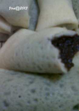 Kue Dadar Vla Coklat