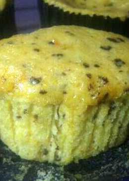 Chiffon Labu Kuning Bintik Coklat