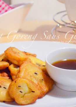 Pisang Goreng saus Gula Merah
