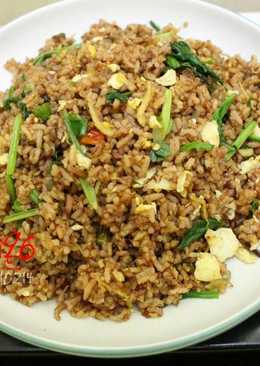 Bolognese Fried Rice with Dried Whitebait