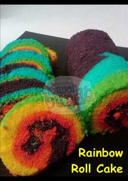 Rainbow Rollcake alias Bolu Gulung Pelangi