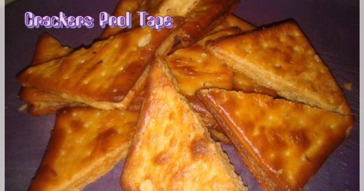 Resep Crackers Prol Tape Resep Crackers Prol Tape