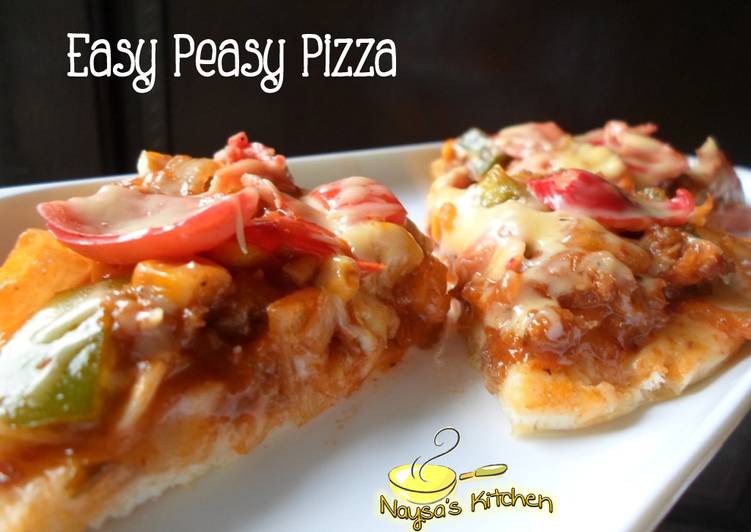 resep makanan Easy Peasy Pizza