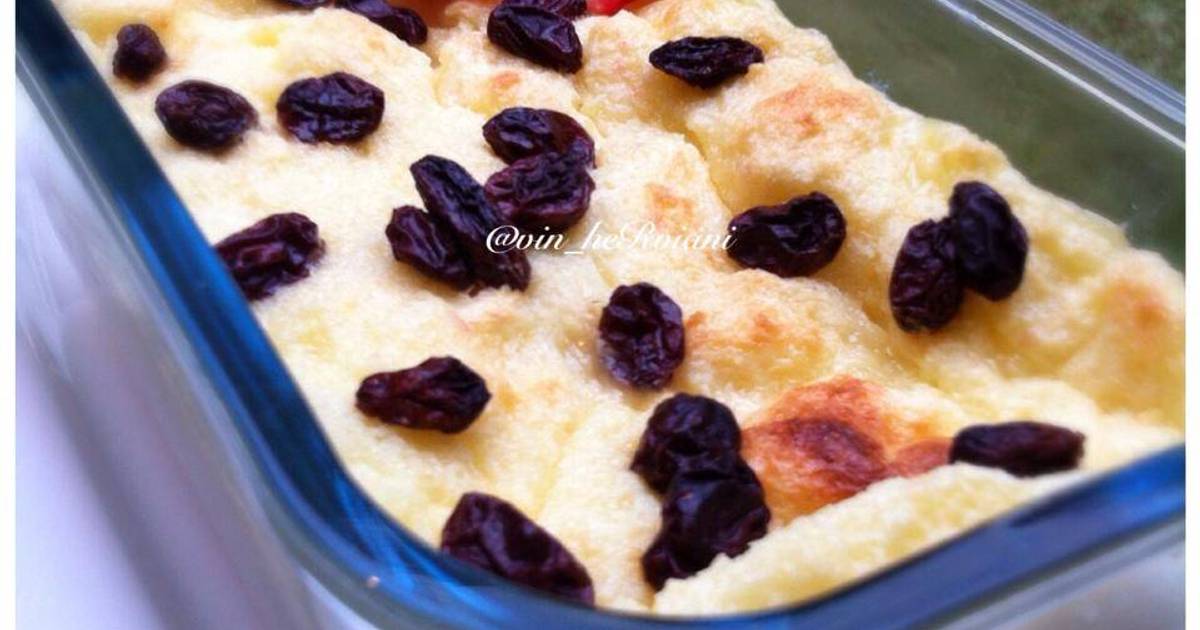 Resep Puding Roti Panggang oleh vivin_herviani - Cookpad