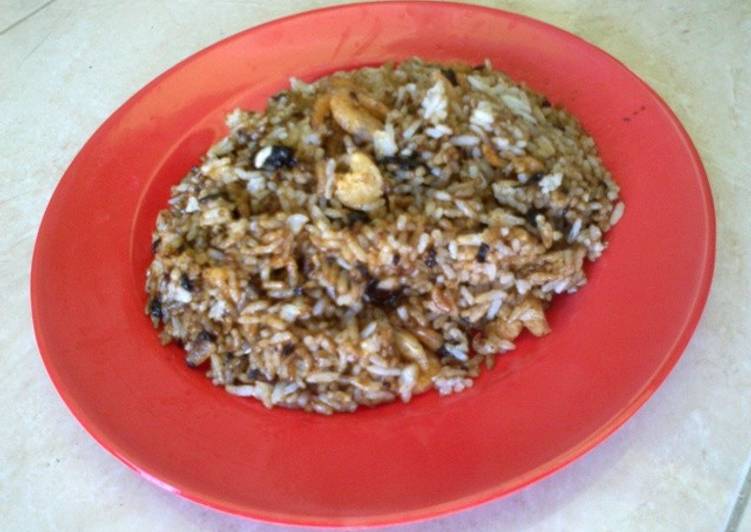 resep lengkap untuk Nasi Goreng Udang Teriyaki