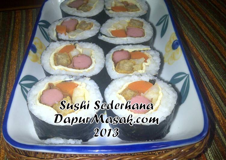 gambar untuk cara membuat Sushi sederhana