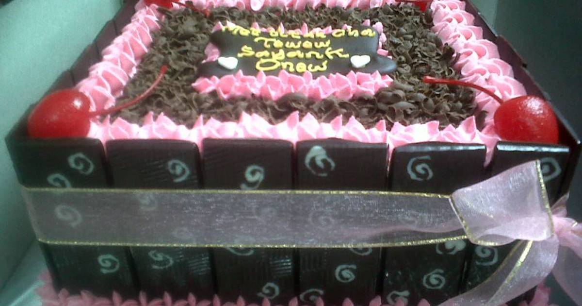 Resep choco birthday cake