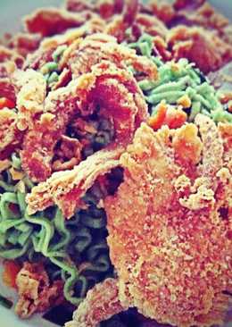Jamur Kriuk Eyang with Healthy Noodle