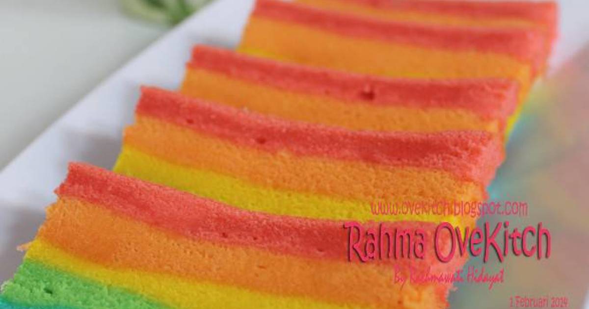 Resep Bolu Kukus Pelangi