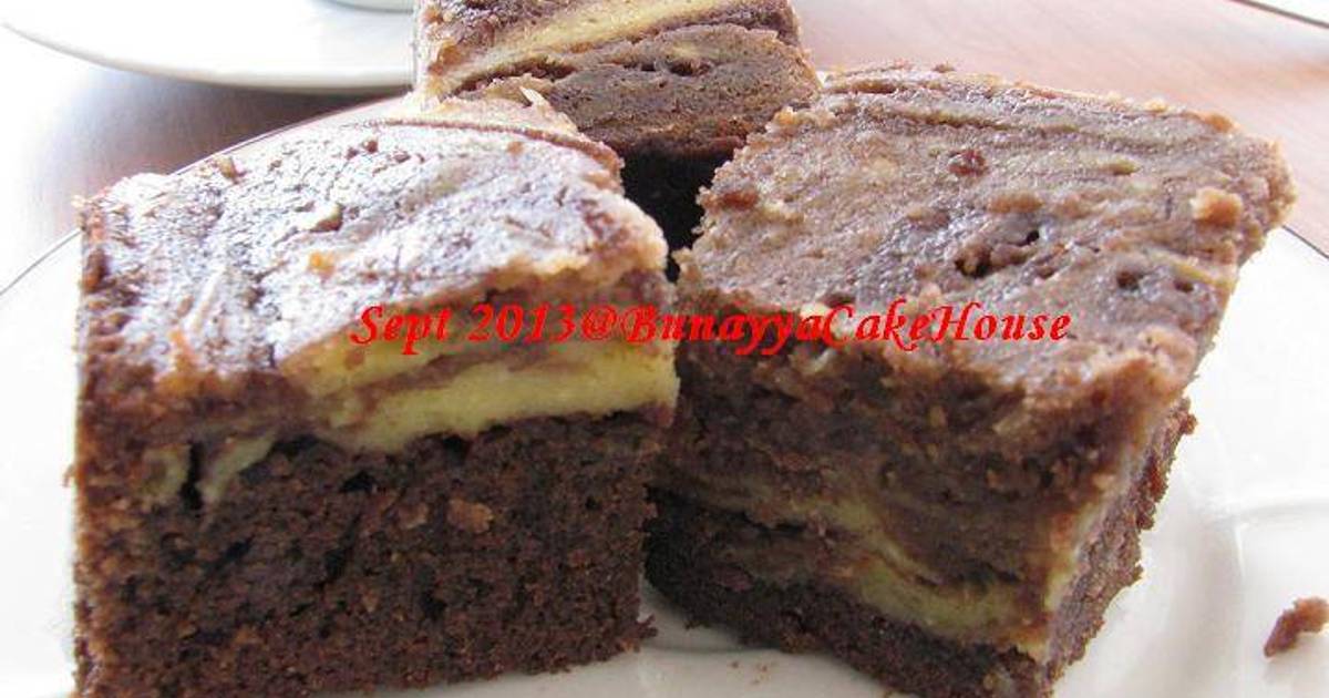 Resep Marble Cheese Brownies