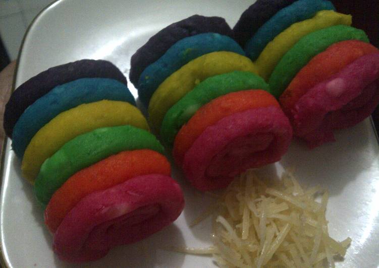 gambar untuk resep makanan GETUK LINDRI RAINBOW