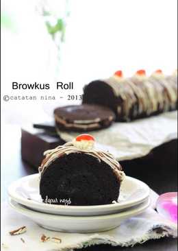 Brownies Kukus Roll