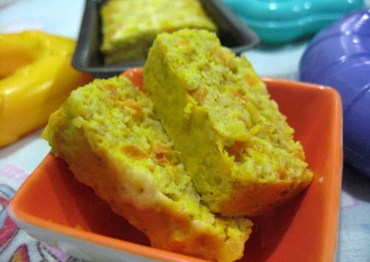 resep makanan Oat Cake Wortel Labu Kuning *edisi bayi*