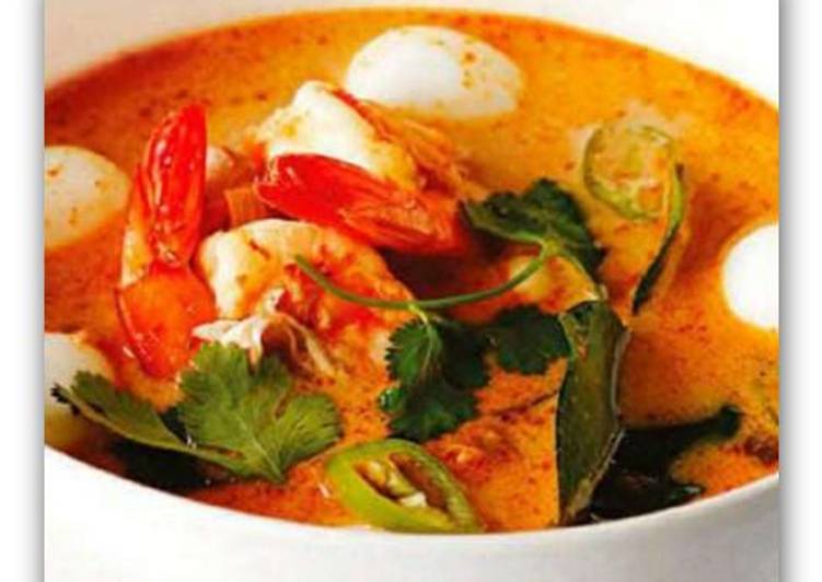 cara membuat Soto Udang Pedas