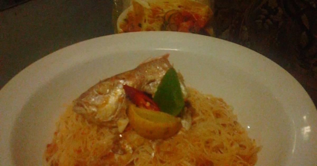 Resep Bihun Kuah Tomyam Ikan  Ekor  Kuning  oleh Ariani Noor 