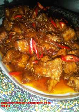 oseng-oseng ayam mercon