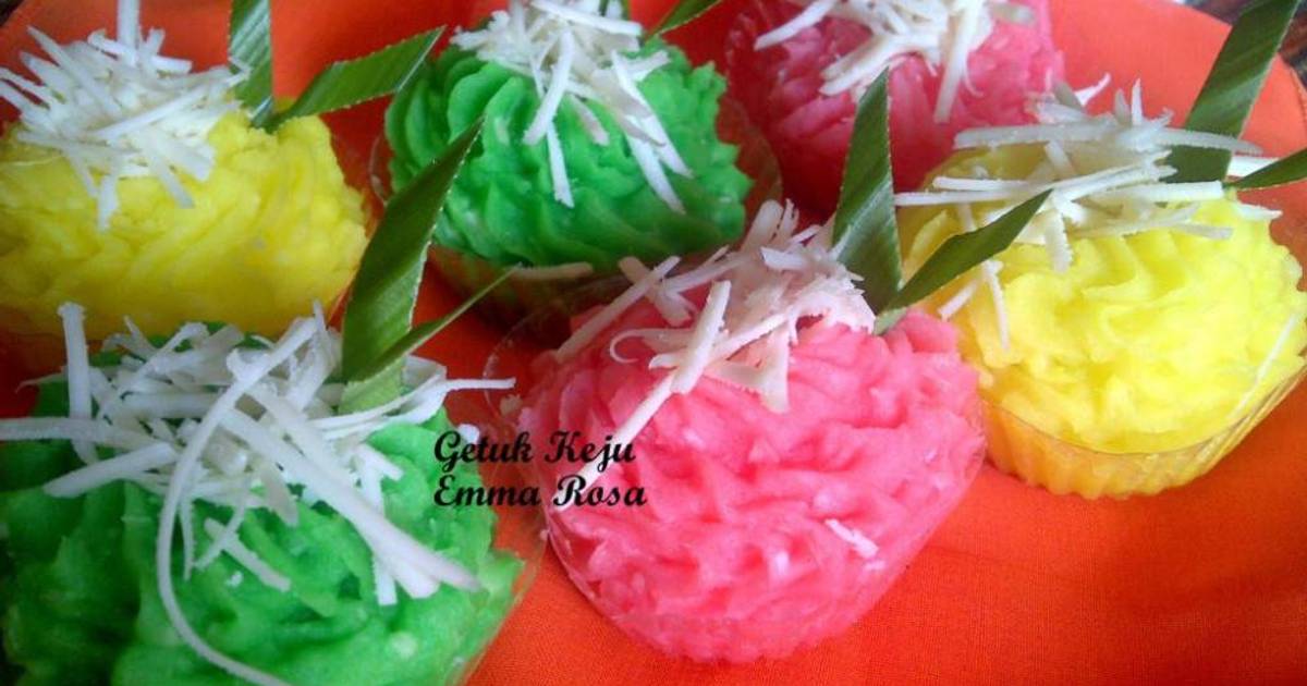 Resep Getuk Keju 3 rasa Resep Getuk Keju 3 rasa
