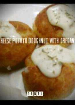 cheese potato doughnut with oregano