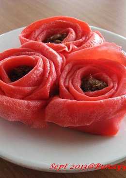 Dadar Mawar Cokelat Kelapa