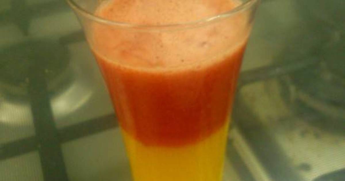 Resep Two Color Juice