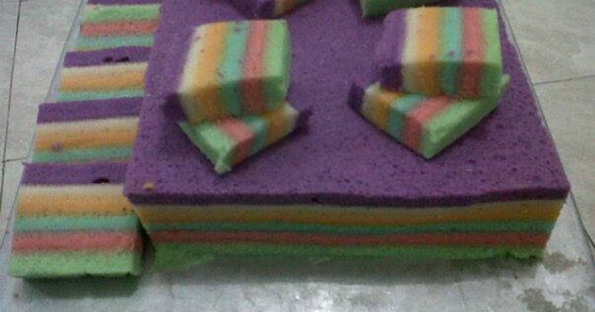 Resep Rainbow Kukus Putih Telur
