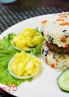 Vegetable Rice Bulgogi Burger ( ala yuni )