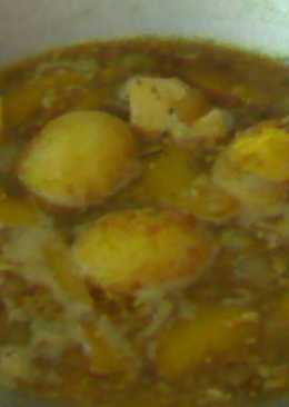 Telor Kentang Masak Kecap