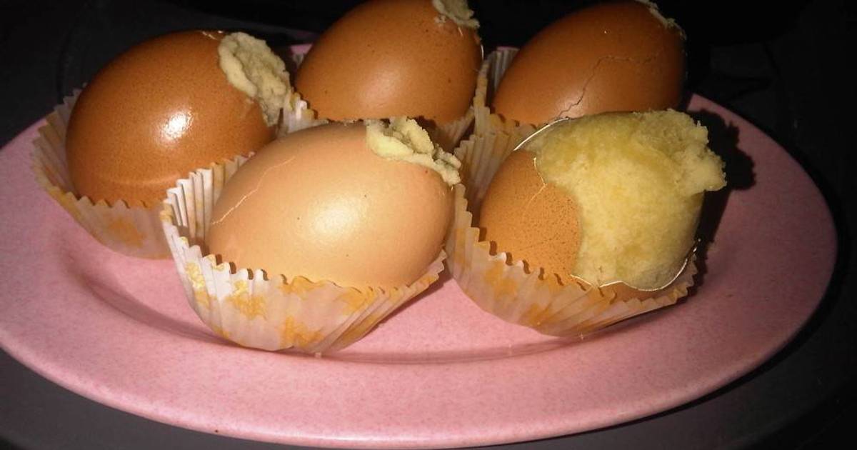 Resep Egg Cake ( Cake Dalam Cangkang Telur )