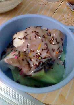 Puding Es Krim Coklat Vanila