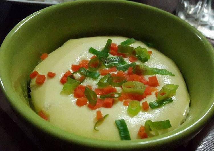 resep makanan GyeRan Jjim (Egg Steamed Korean style)