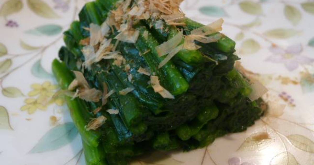  Resep  Teknik membuat salad  bayam jepang ohitashi horenso 