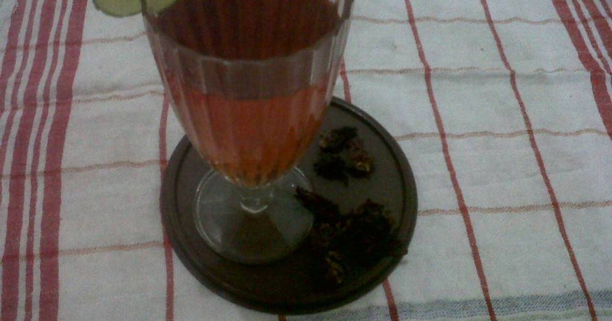 Resep Teh Rosella Jeruk