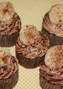 Steam Chocolate Banana Cupcake with Milo Milk Icing