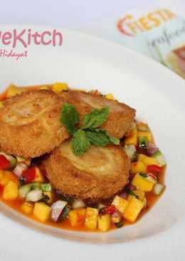 Shrimp Roll with Mango Salsa