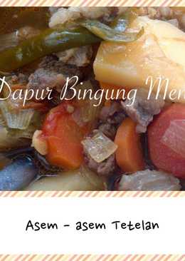 Asem - asem Tetelan Bingung Menu