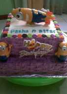 BDCK Devil's Food Cake with Topper Minion