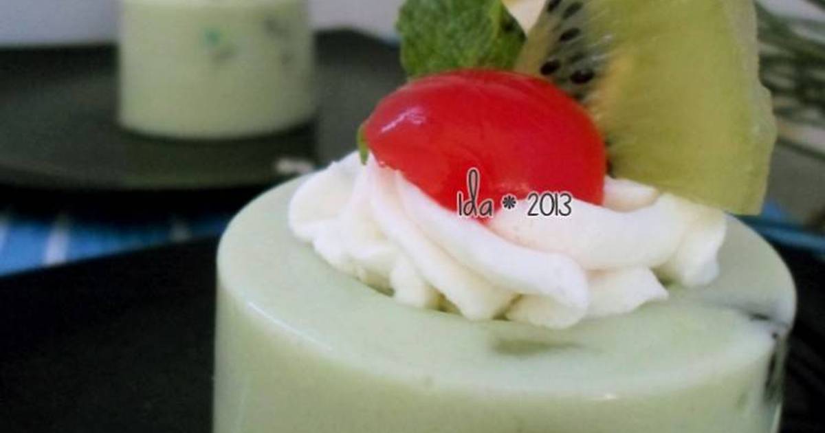 40 resep  cream  pudding kiwi enak dan sederhana Cookpad