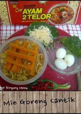 Mie Goreng Cantik Cap Ayam 2 Telor