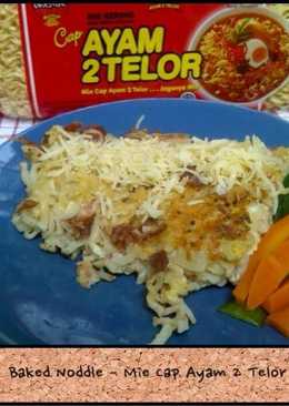 Baked Noddle - Mie Cap Ayam 2 Telor