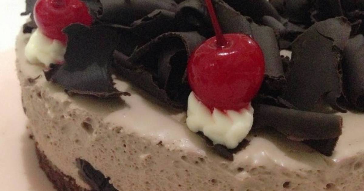 Resep No-Bake Black Forest Cheesecake Resep No-Bake Black Forest Cheesecake