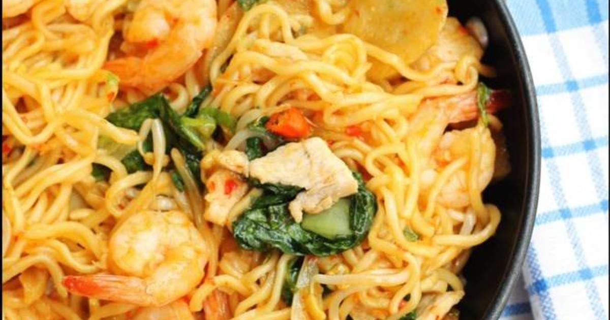 Resep Mie Goreng Asam Pedas ala Thai oleh Nina Agustina 