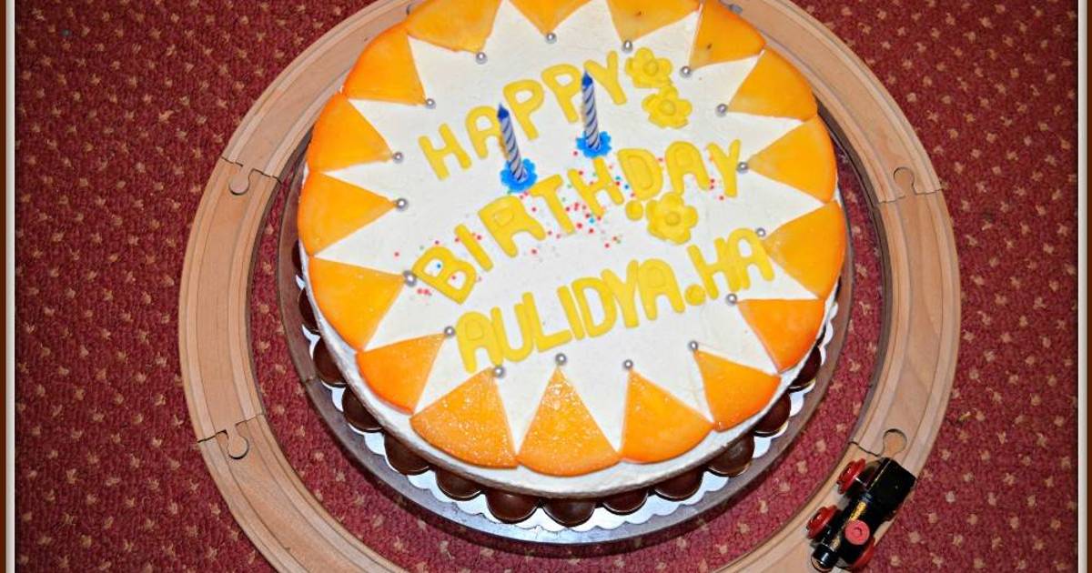 Resep Menghias Cake dengan Krim Kocok Buah