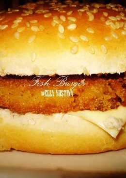 Cheesy Fish Burger (Edisi Anak Sehat)