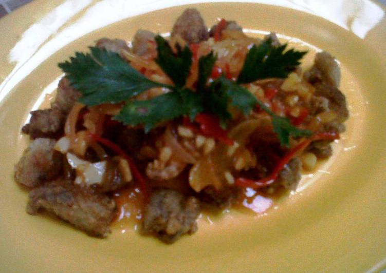 resep makanan Ikan Goreng Saus Thailand