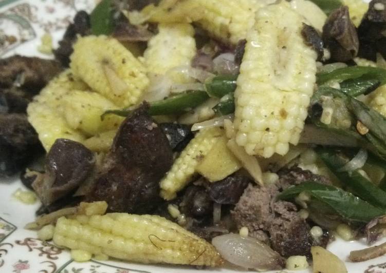  Resep  Cah baby  corn  ati ampela oleh Tika Gartikayati Cookpad