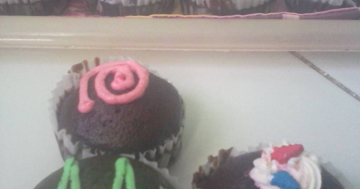 Resep brownies cupcake tanpa mixer Resep brownies cupcake tanpa mixer